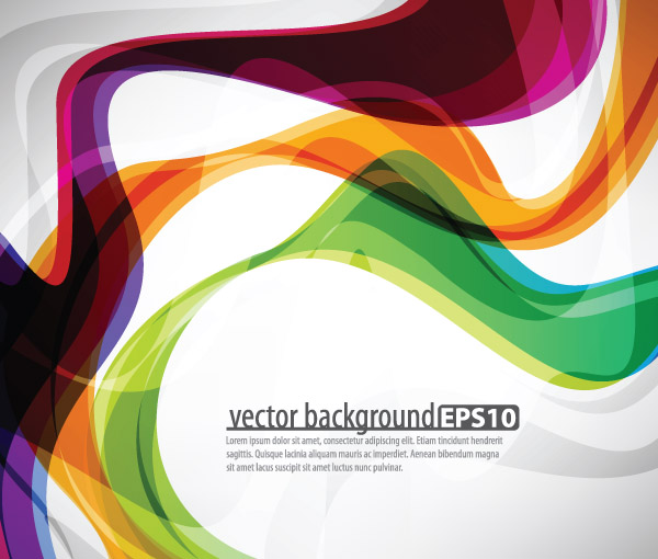 free vector Symphony of dynamic lines of the background vector 4